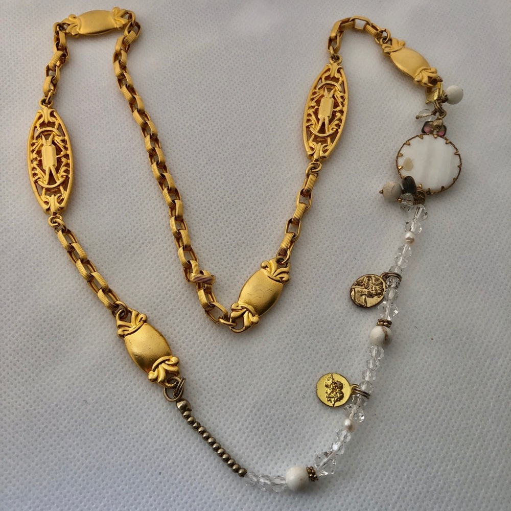 Art Nouveau Assemblage Necklace